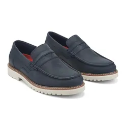 Giày Lười Nam Rockport Maverick Penny Loafer J3842 Màu Xanh Đen Size 40