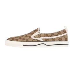 Giày Slip On Nam Gucci Tennis 1977 Beige 643489 2HK30 9761 Màu Be Nâu Size 7