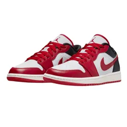 Giày Thể Thao Nike Jordan 1 Low Reverse Black Toe (W) DC0774-160 Màu Trắng Đỏ Size 38.5