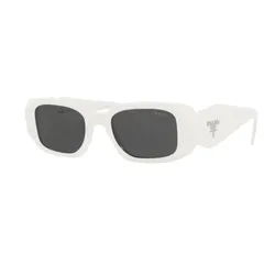 Kính Mát Nữ Prada Milano Geometric Design White 0PR 17WSF 1425S0 Màu Trắng Xám