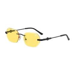 Kính Mát Unisex Belvoir&Co Diamond Cut Willow Yellow Stealth Màu Vàng Size 53