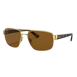 Kính Mát Unisex Rayban Sunglasses RB3663 001/57 Màu Nâu Vàng