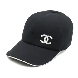 Mũ Nữ Chanel Embroidered Logo Baseball Cap AAA583 B18528 Màu Đen