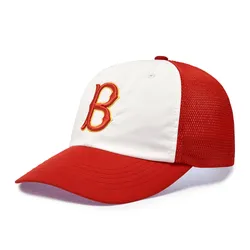 Mũ MLB Korea Sportive Color Block Mesh Cap Boston Red Sox 3AMCV0463-43RDN Màu Trắng Phối Đỏ