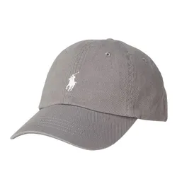 Mũ Nam Ralph Lauren Cotton Chino Baseball Cap 710548524-009 Màu Xám
