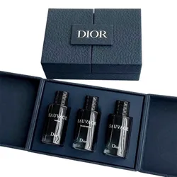Se Nước Hoa Nam Dior Sauvage Mini Parfum + EDP + EDT (3 x 10ml)