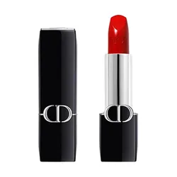 Son Lì Dior Rouge Lip Care Long Wear Satin Lipstick Mini 999 Màu Đỏ Tươi 1.5g