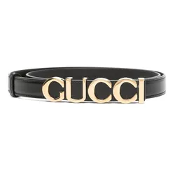 Thắt Lưng Nữ Gucci Black Leather 751600 0YA0G Màu Đen Size 70