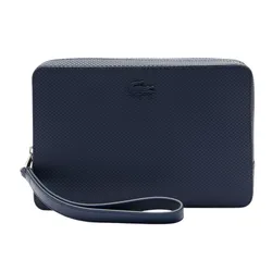 Túi Cầm Tay Nam Lacoste Men's Chantaco Piqué Bag NH2922 - 021 Màu Xanh Navy