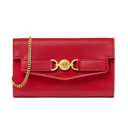 Ví Nữ Versace Medusa 95 Red Leather Wallet 10150701A107951RB3V Màu Đỏ
