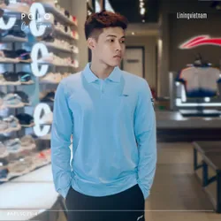 Áo dài tay nam có cổ APLSC25-4