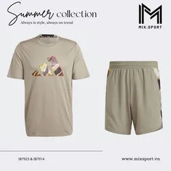 BỘ ĐỒ XUÂN HÈ NAM HIIT DESIGNED FOR MOVEMENT IB7923 & IB7914