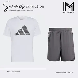 BỘ ĐỒ XUÂN HÈ NAM TẬP LUYỆN GFX TRAIN ICONS HG8332 & IB7913