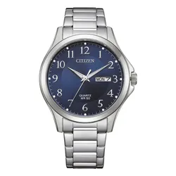 Đồng Hồ Nam Citizen Quartz Blue Dial BF2021 82L Màu Bạc Xanh Dương
