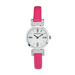 Đồng Hồ Nữ MS514A MANGOSTEEN SEOUL Hàn Quốc Dây Da (Đỏ Hồng)