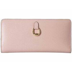 Ví Ralph Lauren Mellow Pink Snap Continental Wallet Bi-Fold Wallet Màu Hồng