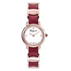 Đồng Hồ Nữ Salvatore Ferragamo Varina Watch 22mm Màu Đỏ