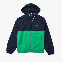 Áo Khoác Lacoste Men’s Hooded Bicolour Water-Resistant Zip Windbreaker BH0264-YS4 Size 46