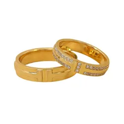 Nhẫn Cưới Morina C1043 Màu Vàng