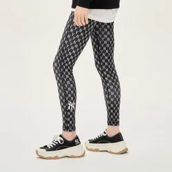 Quần MLB Monogram Pattern Poly Leggings New York Yankees 3FLGM0214-50BKS Màu Đen Size S