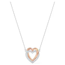 Dây Chuyền Swarovski Infinity Necklaceheart, White, Mixed Metal Finish 5518868