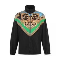 Áo Khoác Versace Baroque Funnel Neck Jacket Size M