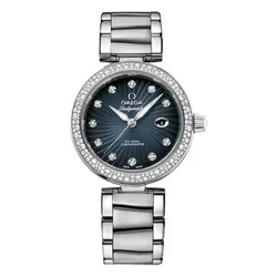 Đồng Hồ Omega De Ville Shaded Blue Diamond Dial Automatic 425.35.34.20.56.001