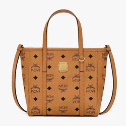 Túi Xách MCM Toni Shopper In Visetos Mini Màu Nâu