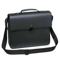 Cặp Laptop Montblanc Da Sần Màu Đen