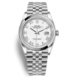 Đồng Hồ Nam Rolex Datejust 36 126200-0007 Màu Xám Mặt Trắng