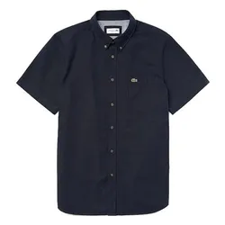 Áo Sơ Mi Cộc Tay Lacoste Regular Fit Oxford MC CH4975-51 423 Màu Navy Blue Size S