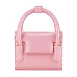 Túi Xách Tay Find Kapoor Marty Bag 12 Crinkled Pink Màu Hồng