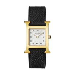 Đồng Hồ Nữ Hermès Heure H, 21mm Màu Đen Vàng