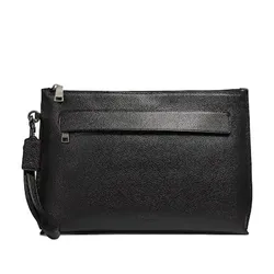 Túi Cầm Tay Clutch Nam Coach Carryall Pouch Màu Đen