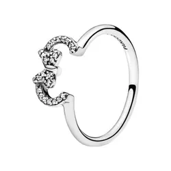 Nhẫn Pandora Disney, Minnie Silhouette Ring 197509CZ Màu Bạc Size 54