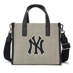 Túi Đeo Chéo Nữ MLB Basic Big Logo Canvas Small Tote Bag 3AORS062N-50BKS Màu Đen
