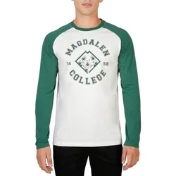 Áo Dài Tay Nam Oxford University MAGDALEN-RAGLAN-ML-GREEN Màu Xanh Trắng Size M