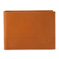 Ví Nam Sergio Tacchini Men's Wallet Cuo K50TTTP053 Màu Nâu Cam