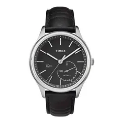 Đồng Hồ Nam Timex IQ+ Quartz Black Dial Men's Watch TW2P93200 Màu Đen