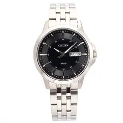 Đồng Hồ Nam Citizen Quartz BF2011-51E Màu Bạc Đen N-TNY