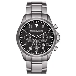 Đồng Hồ Nam Michael Kors Gage Men's Watch MK8413 45mm Màu Bạc Đen