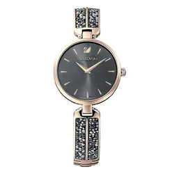 Đồng Hồ Nữ Swarovski Dream Rock Watch 5519315 30mm Màu Đen