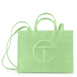 Túi Xách Telfar Shopping Bag Double Mint Màu Xanh Mint