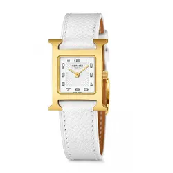 Đồng Hồ Nữ Hermès Heure H Pm Quartz Small 21x21mm Màu Bạc