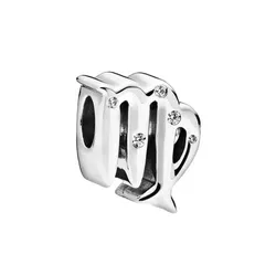 Hạt Vòng Charm Pandora Moments Cung Hoàng Đạo Xử Nữ 798417C01 Màu Bạc