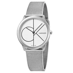 Đồng Hồ Nữ Calvin Klein CK Minimal Quartz White Dial Ladies Watch K3M5215X Màu Bạc