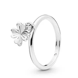 Nhẫn Pandora Dangling Four-Leaf Clover 197938 Màu Bạc Size 48