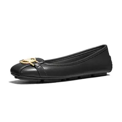 Giày Bệt Michael Kors MK Tracee Leather Black Màu Đen Size 37