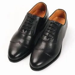 Giày Tây Be Classy Double Stitches Oxford - OF22 Màu Đen
