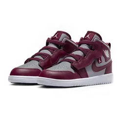 Giày Thể Thao Trẻ Em Nike Jordan 1 Mid Alt Younger Kids' Shoes DQ8427-615 Màu Xám Đỏ Size 16.5